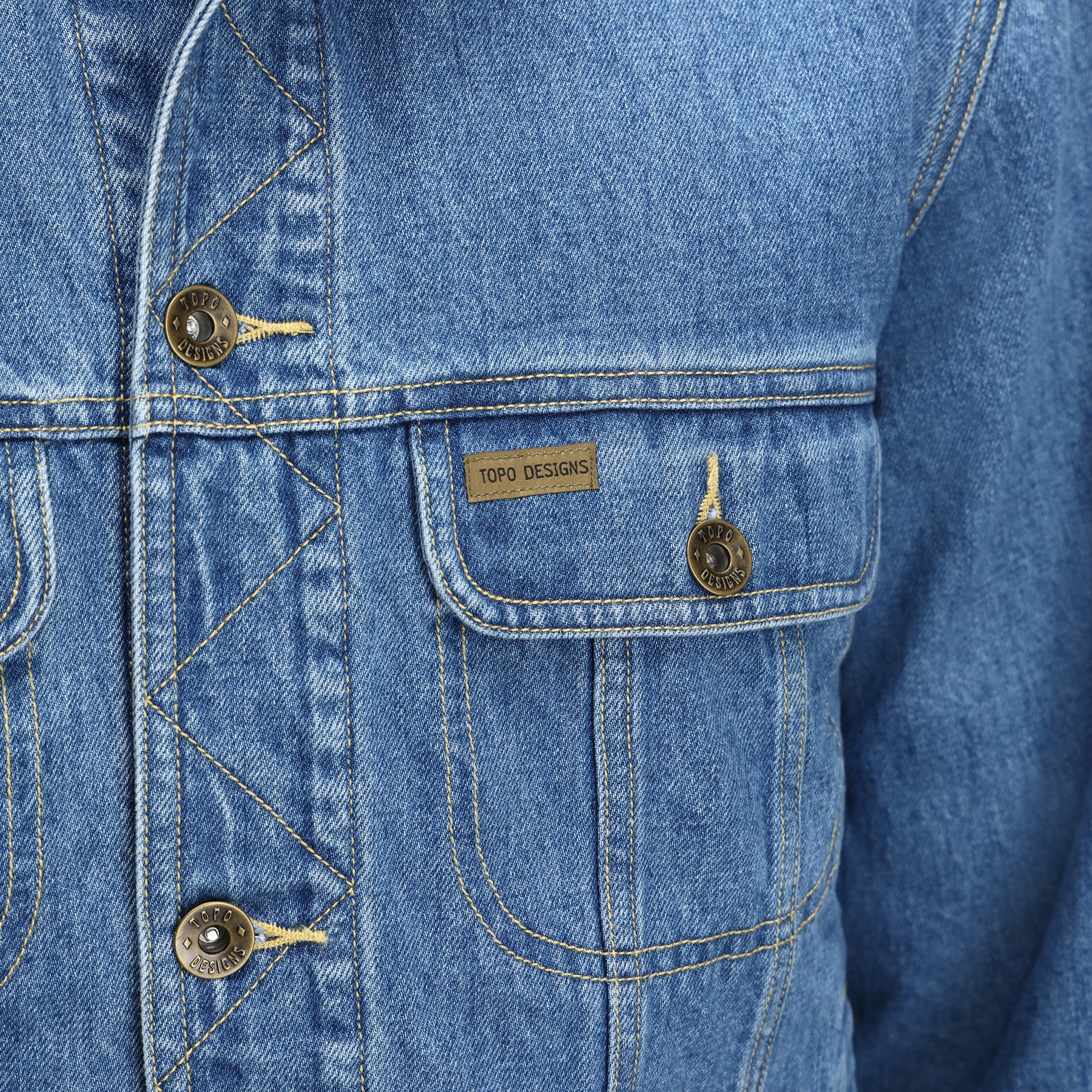 Mt. West Trucker Jacket - Denim - Men's - Final Sale - Image 10