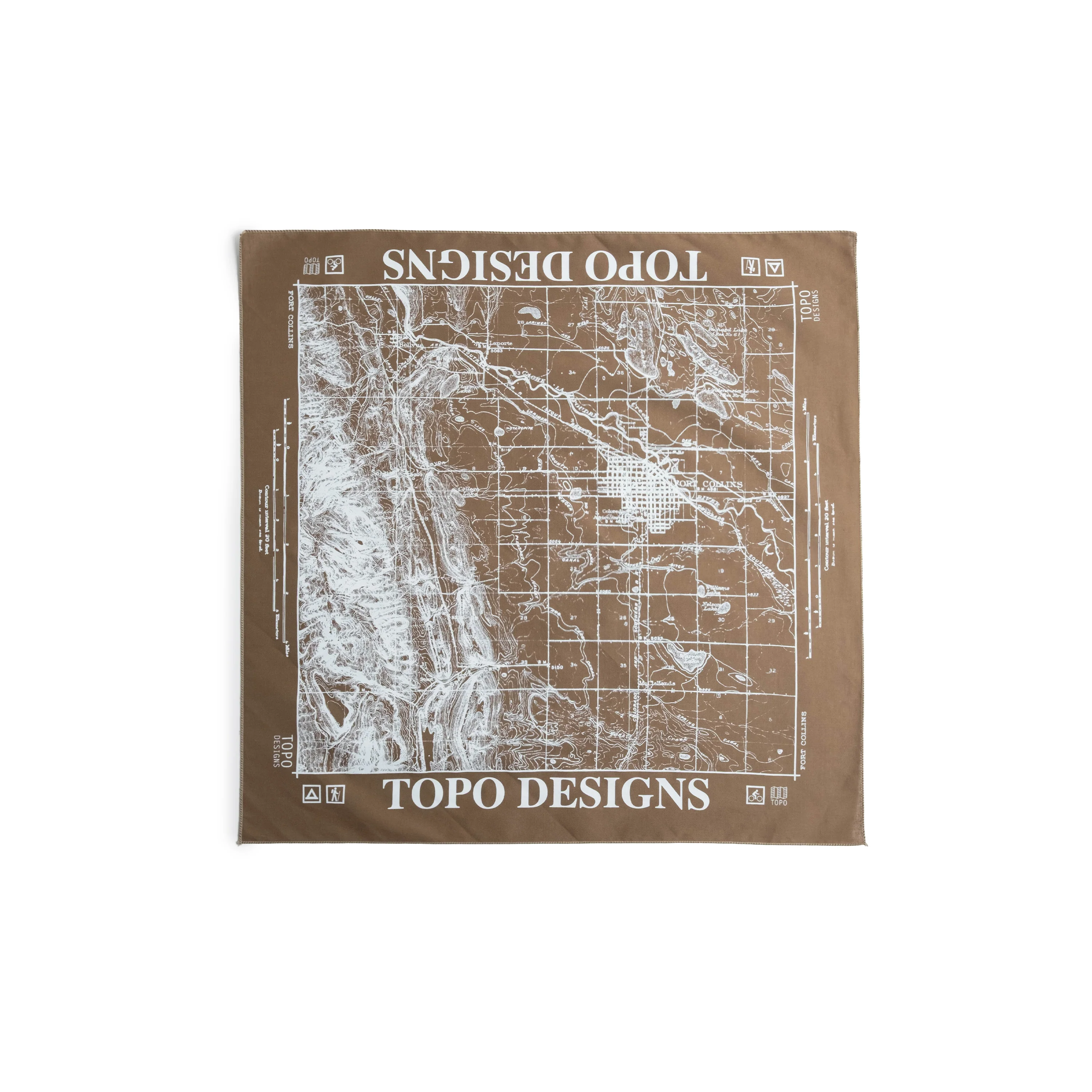 Topo Designs x Pine Printshop Local Bandana - Image 4