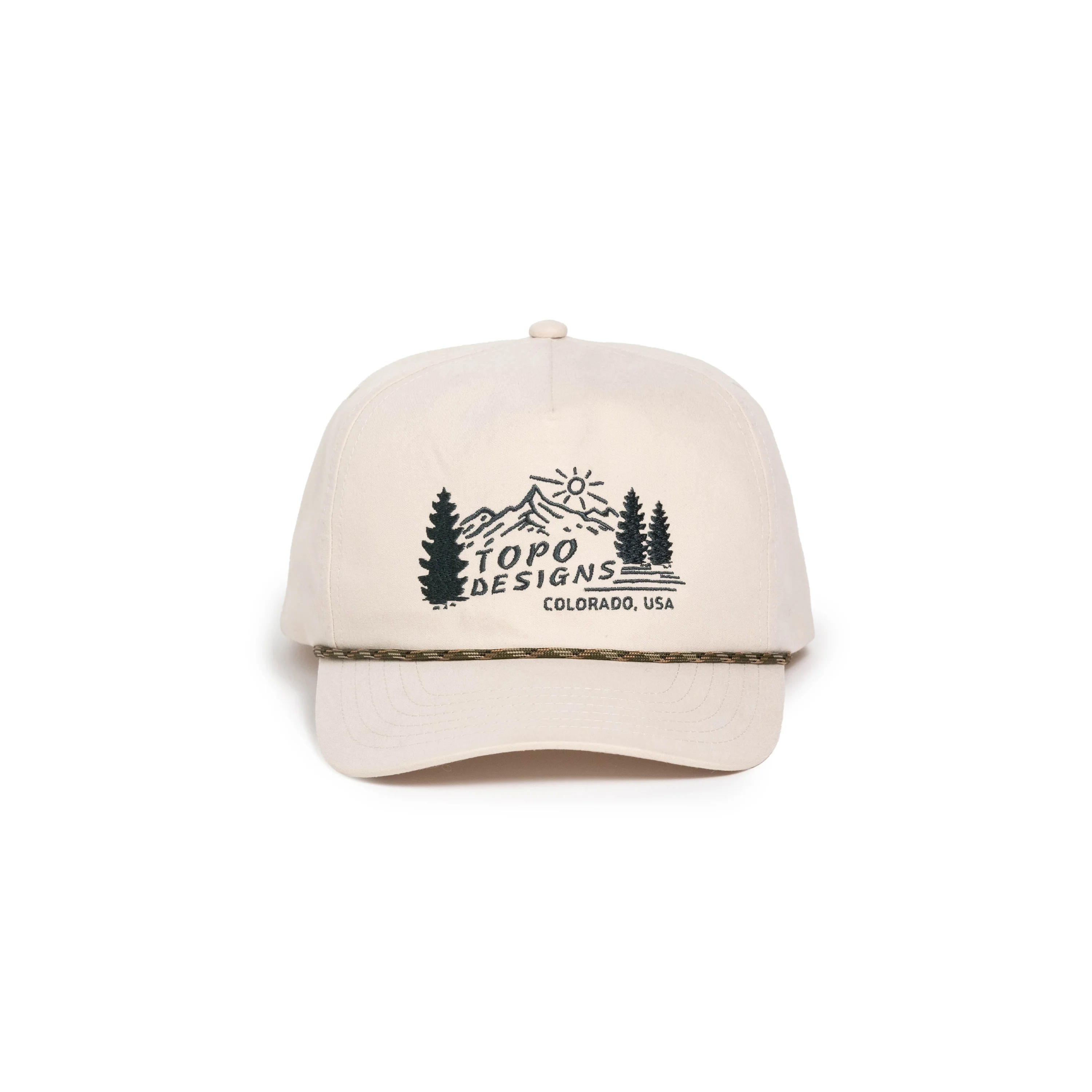 Twill Rope Cap - Mountain Scene - Image 3